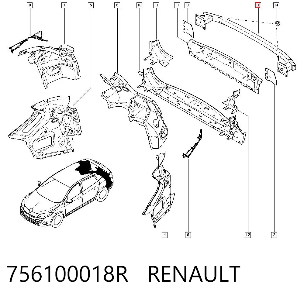 756100018R Renault (RVI)