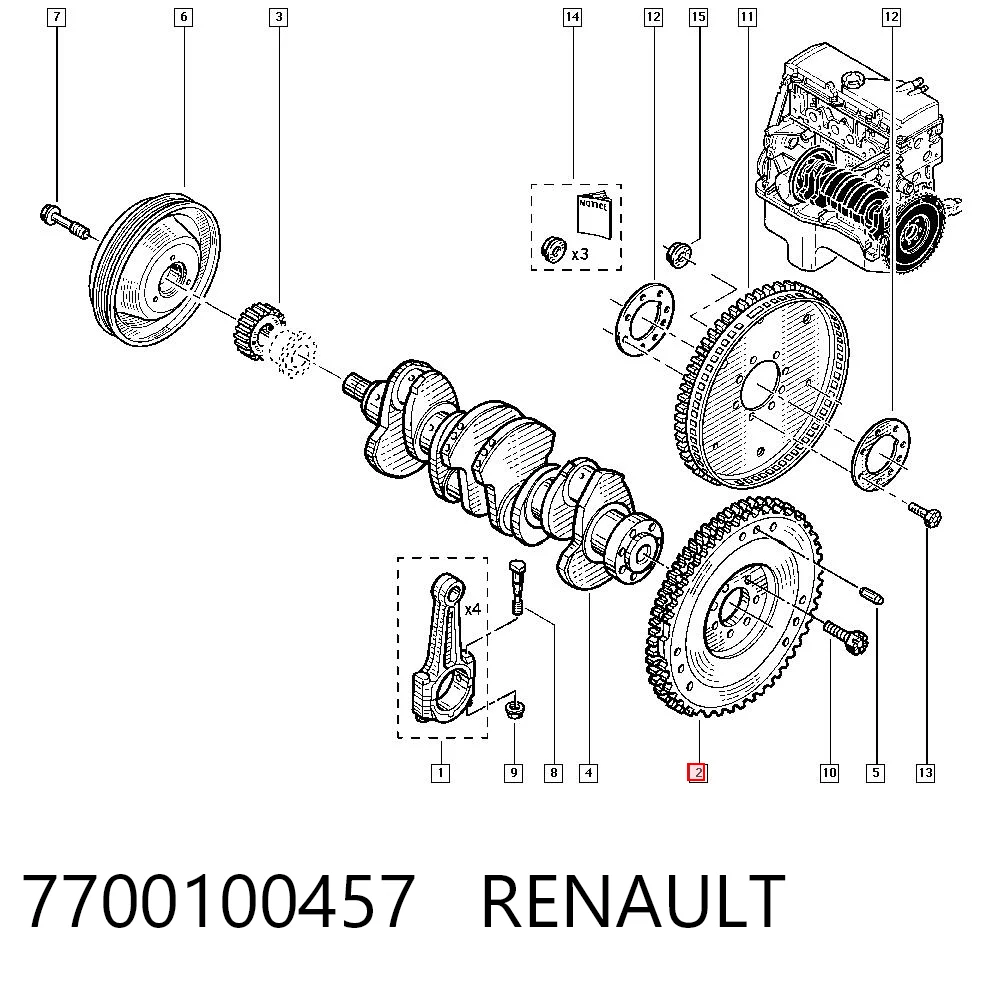 Renault Megane I Debriyaj volanı