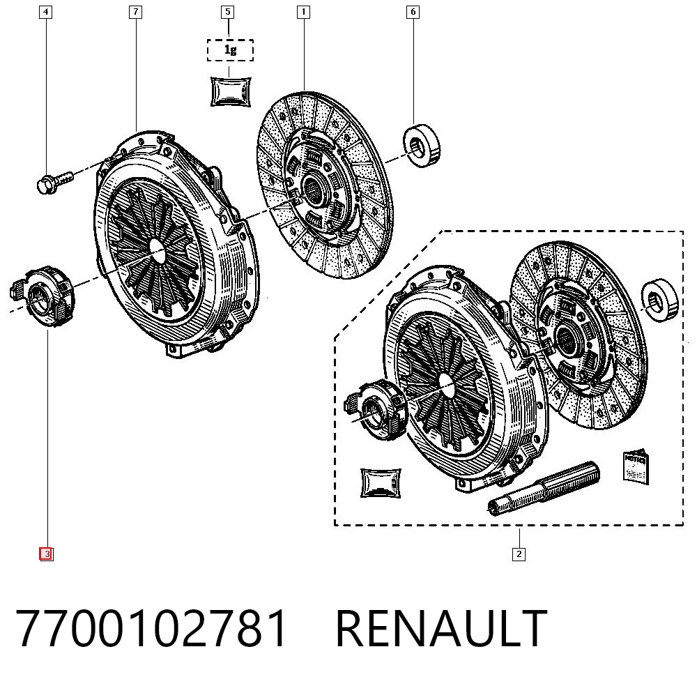 7700102781 Renault (RVI)