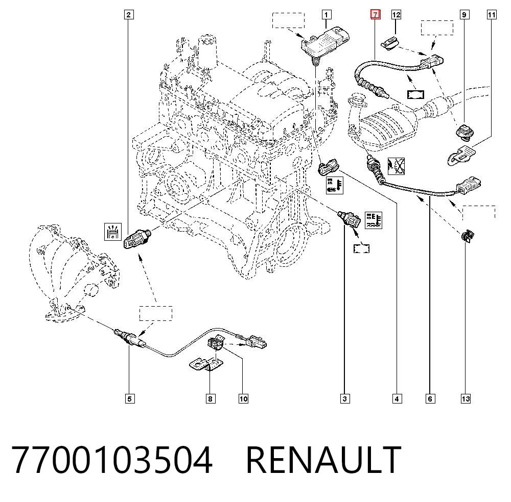 Dacia Logan I Lambda sensörü