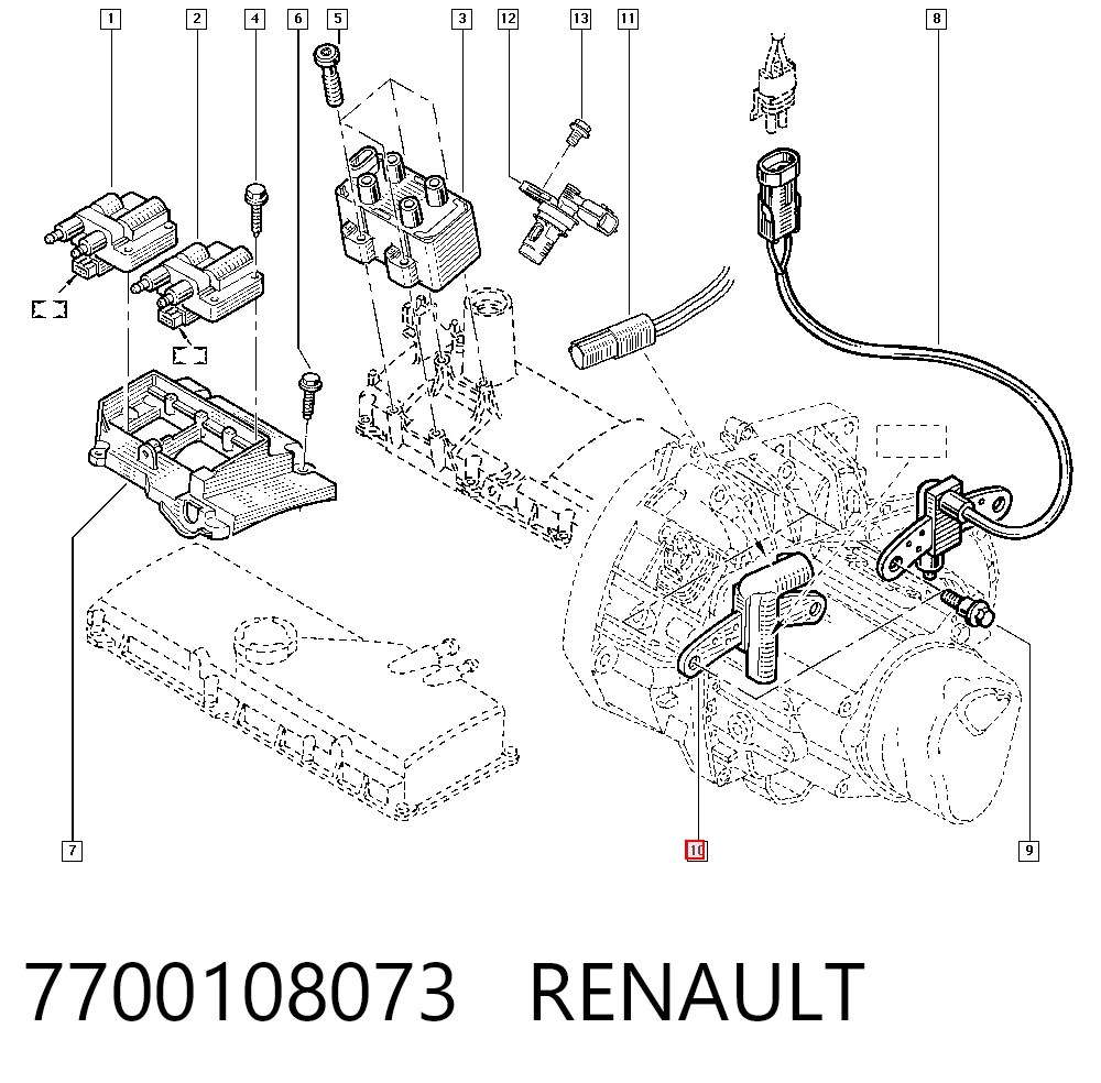 Renault Fluence  Krank mili sensörü