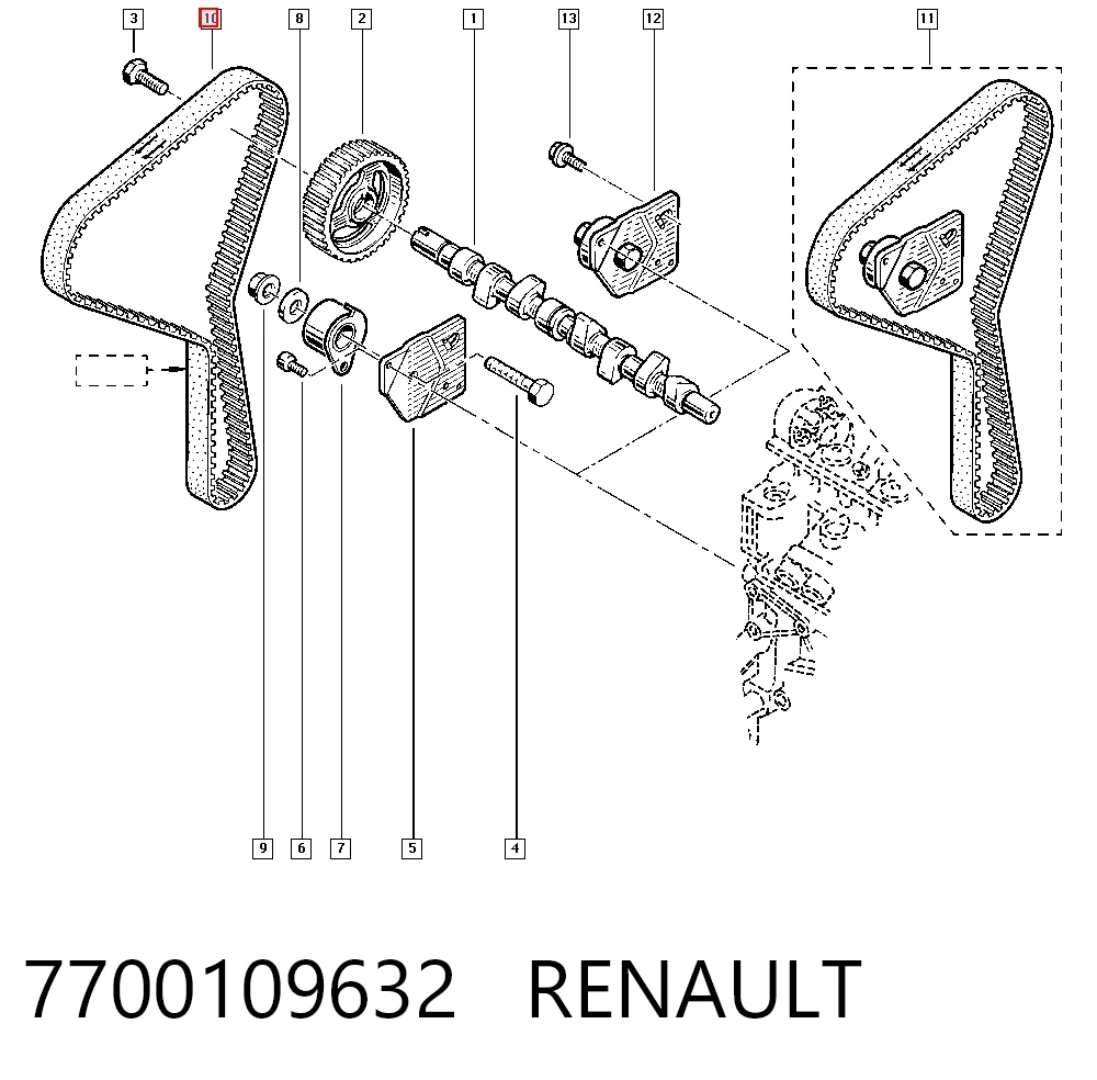7700109632 Renault (RVI)