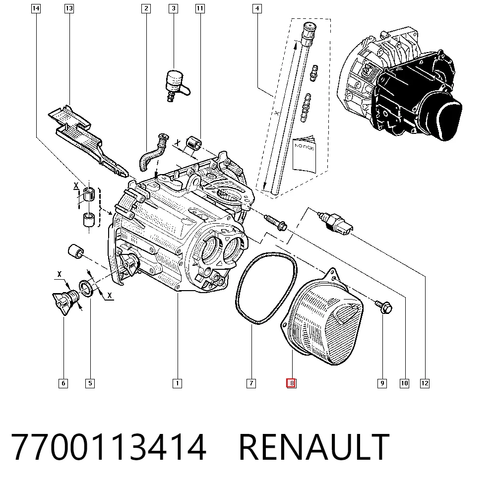 7700113414 Renault (RVI)