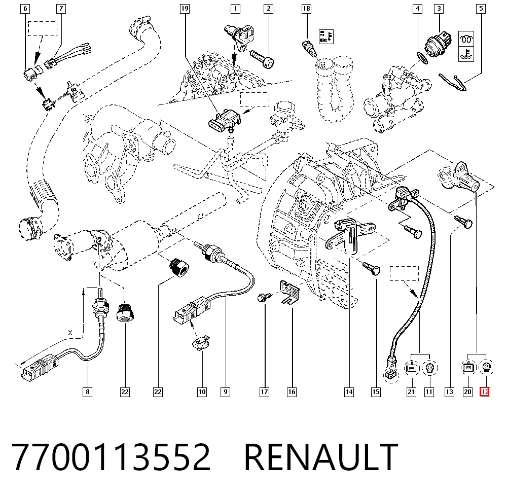 7700113552 Renault (RVI)