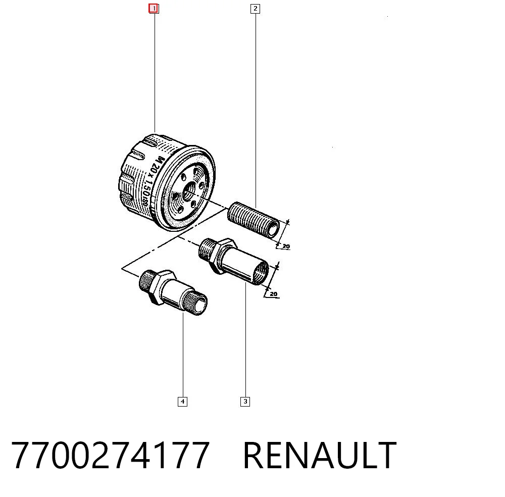 Renault Clio V Yağ filtresi Türkiye fiyatı