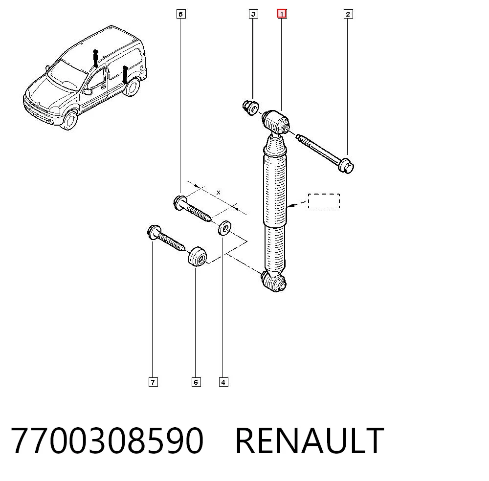 7700308590 Renault (RVI)