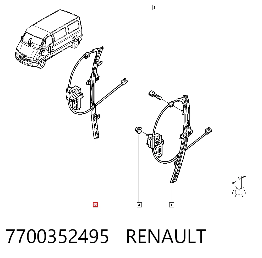 7700352495 Renault (RVI)