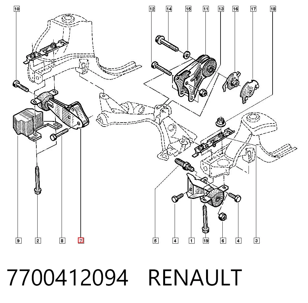 7700412094 Renault (RVI)