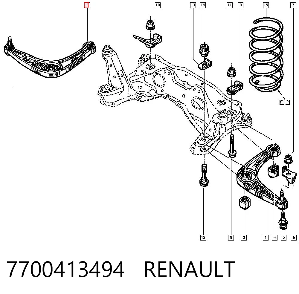 7700413494 Renault (RVI)