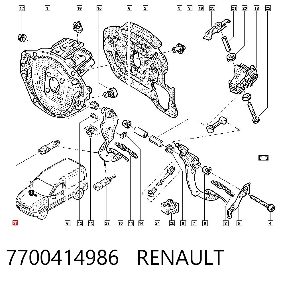 Dacia Logan  Fren Pedal Müşürü