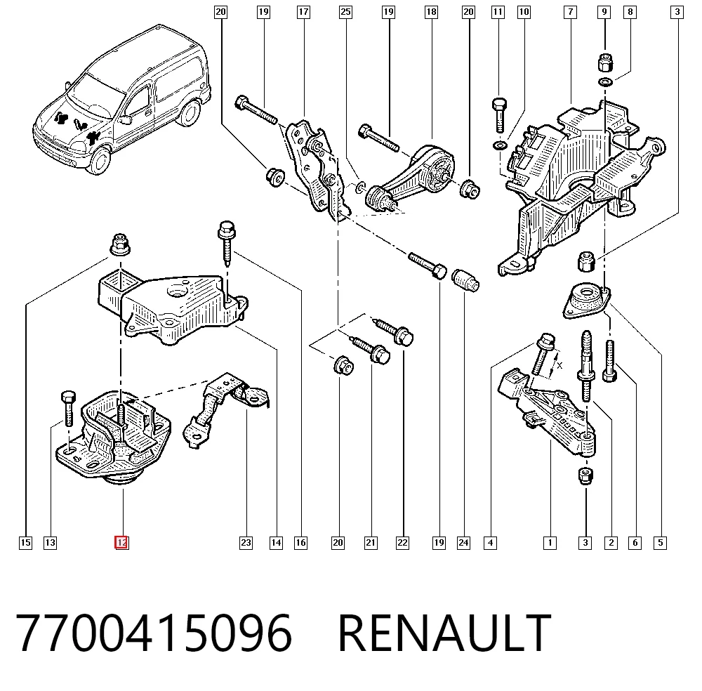 Clio  Ön motor kulağı