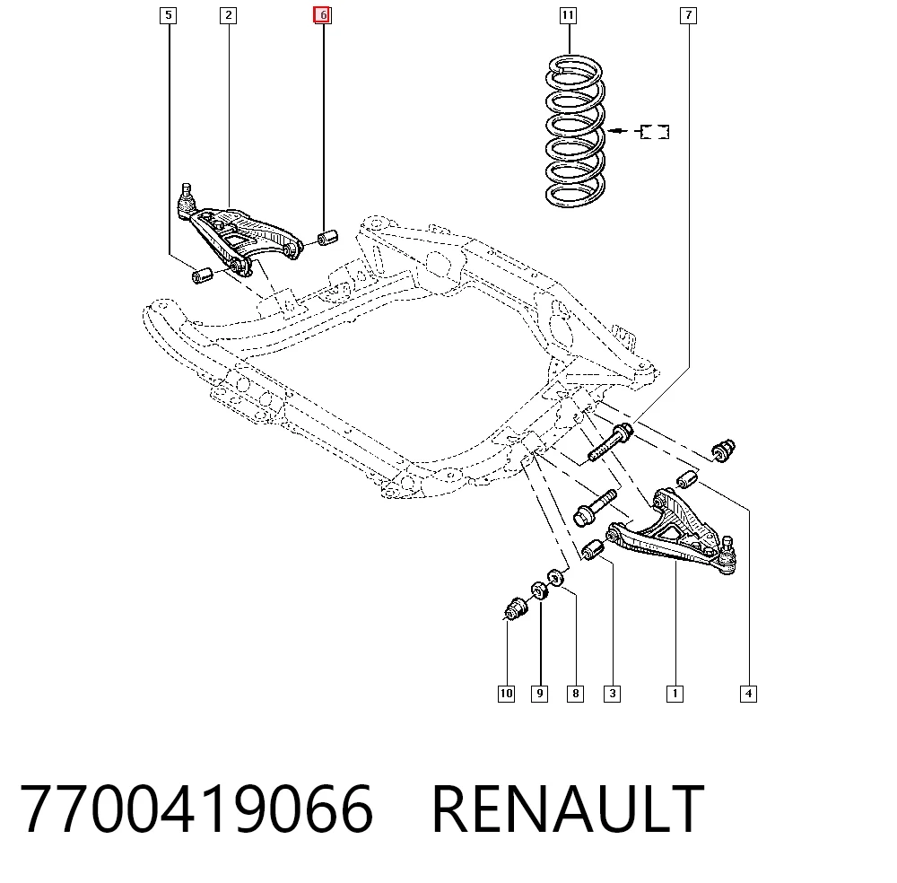 7700419066 Renault (RVI)