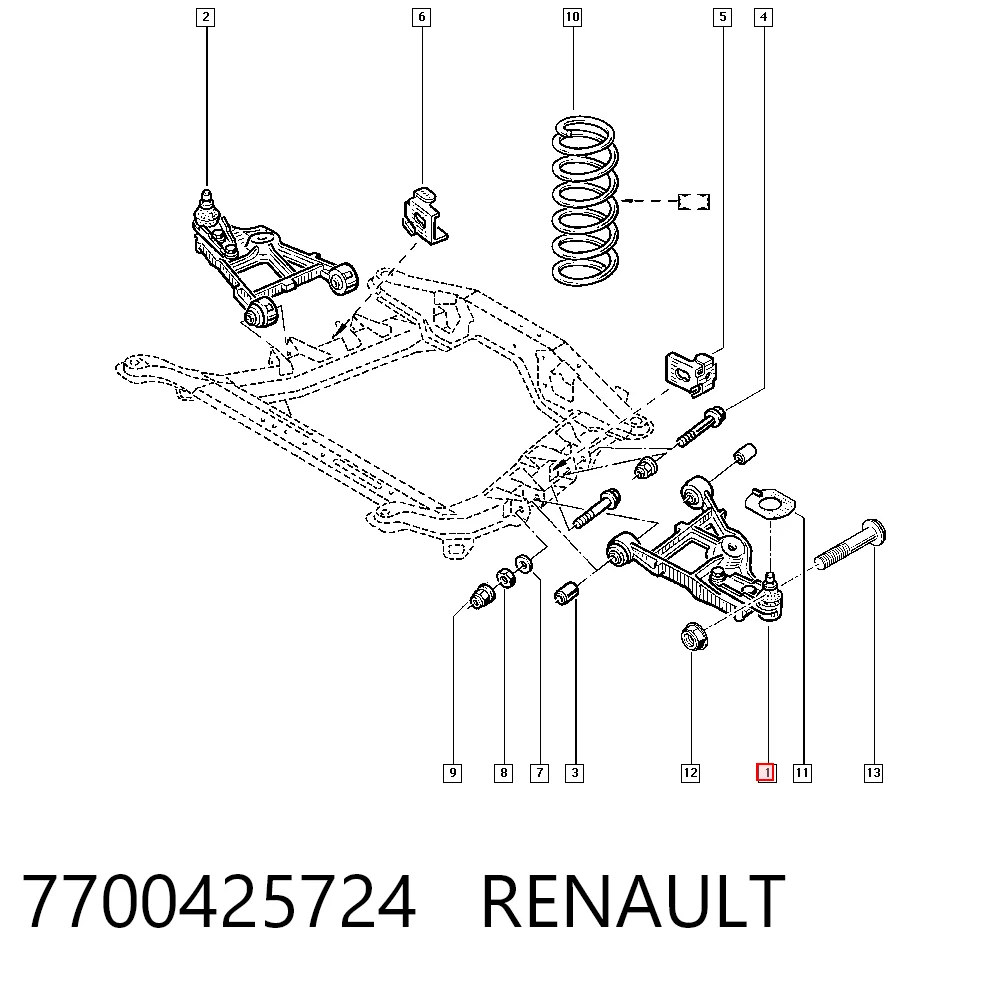 7700425724 Renault (RVI)