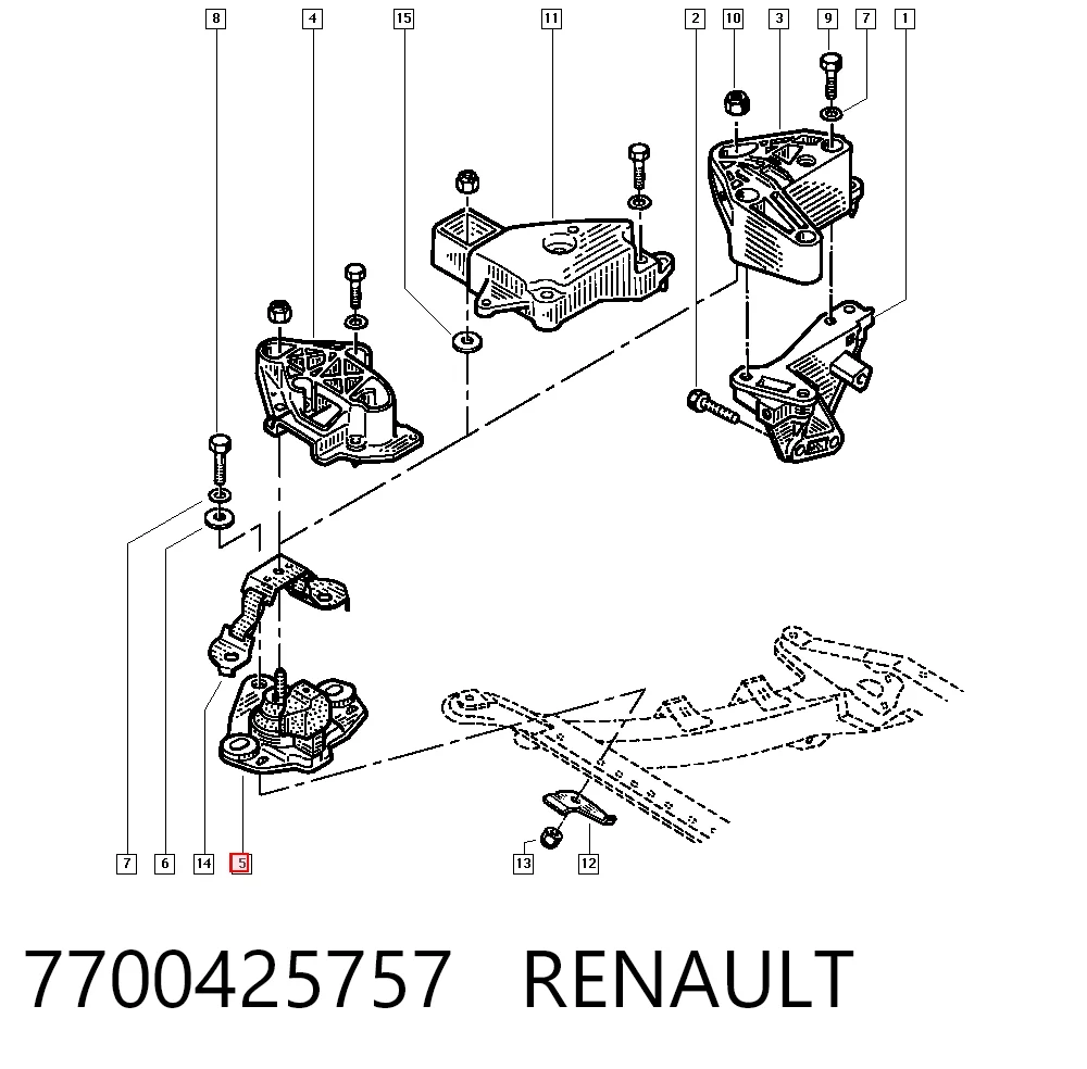 7700425757 Renault (RVI)