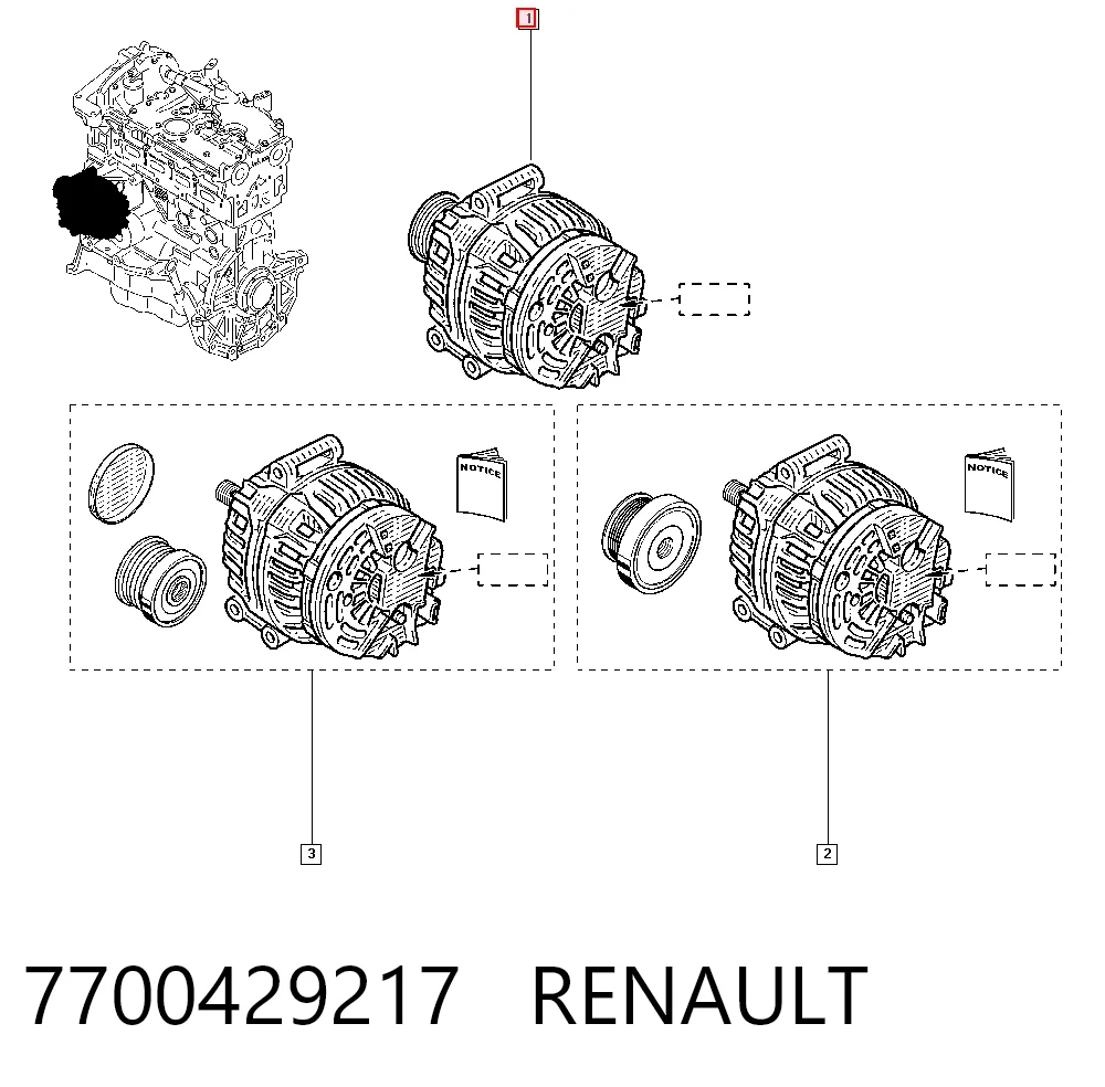 Megane I Alternatör