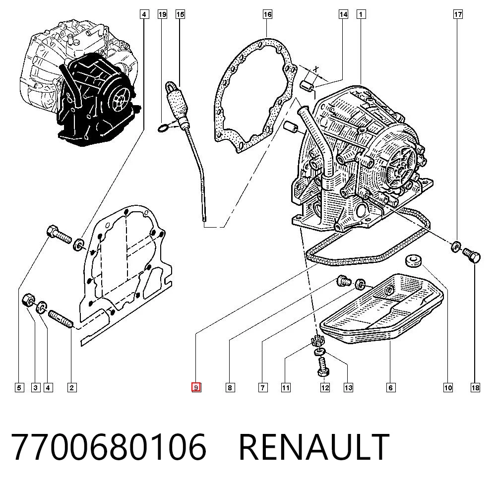 7700680106 Renault (RVI)