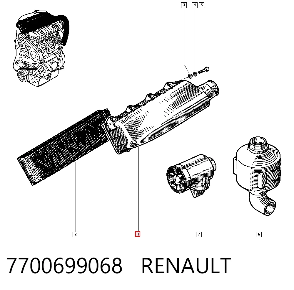 7700699068 Renault (RVI)