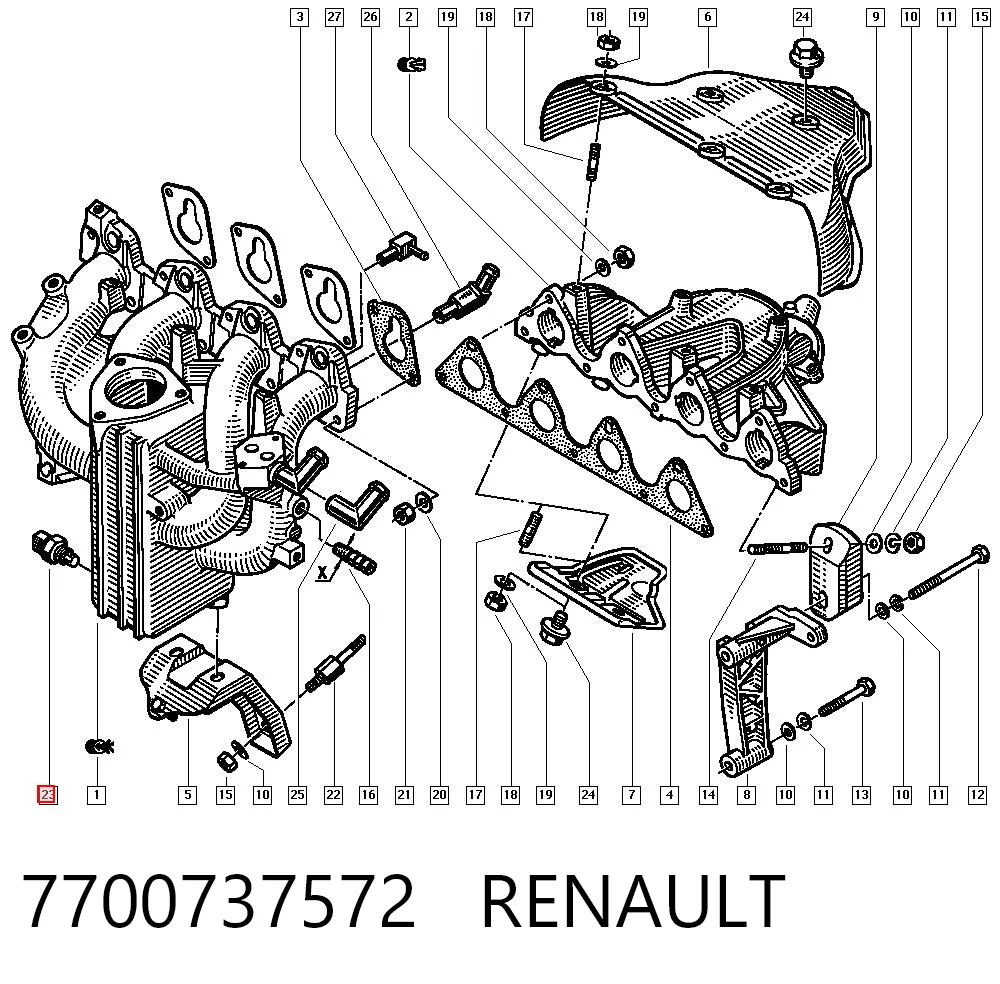7700737572 Renault (RVI)