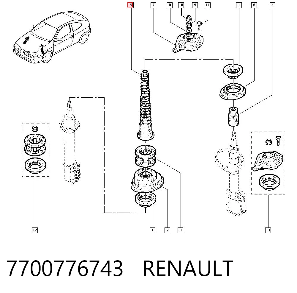 7700776743 Renault (RVI)