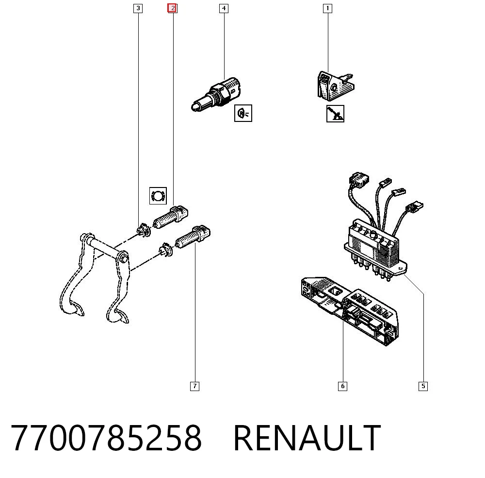 7700785258 Renault (RVI)