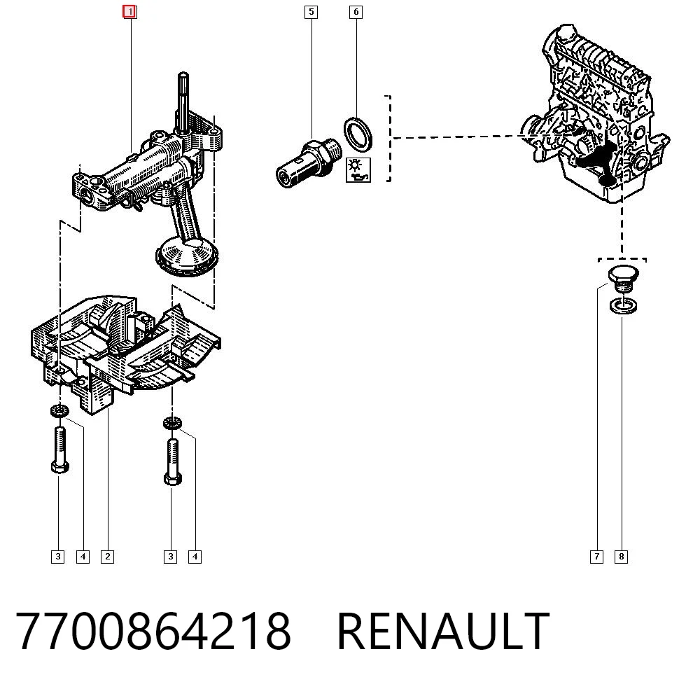 Renault 19 I Yağ pompası Türkiye fiyatı