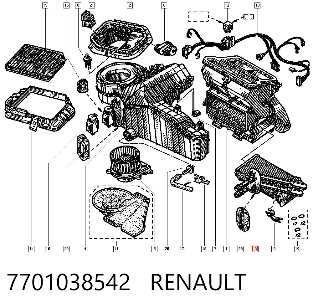 7701038542 Renault (RVI)