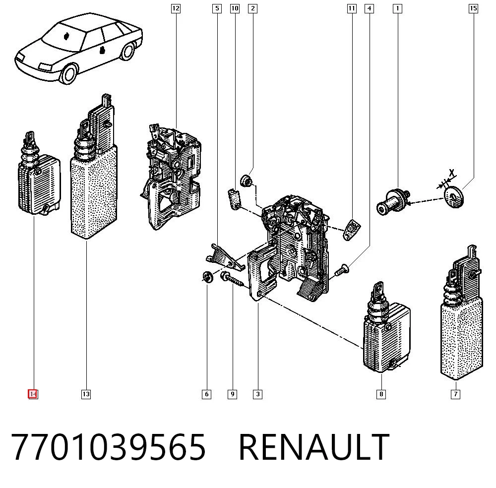 7701039565 Renault (RVI)