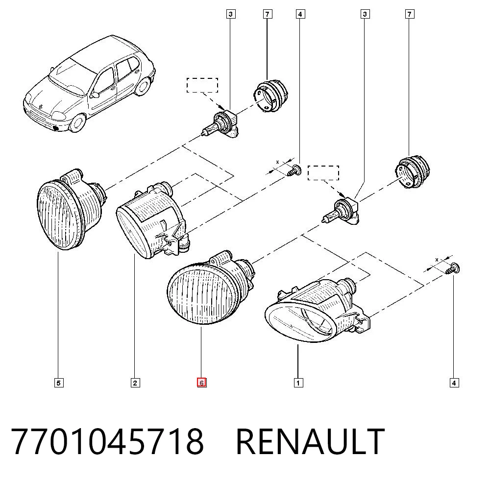 Renault Megane I Sol sis farı Türkiye fiyatı