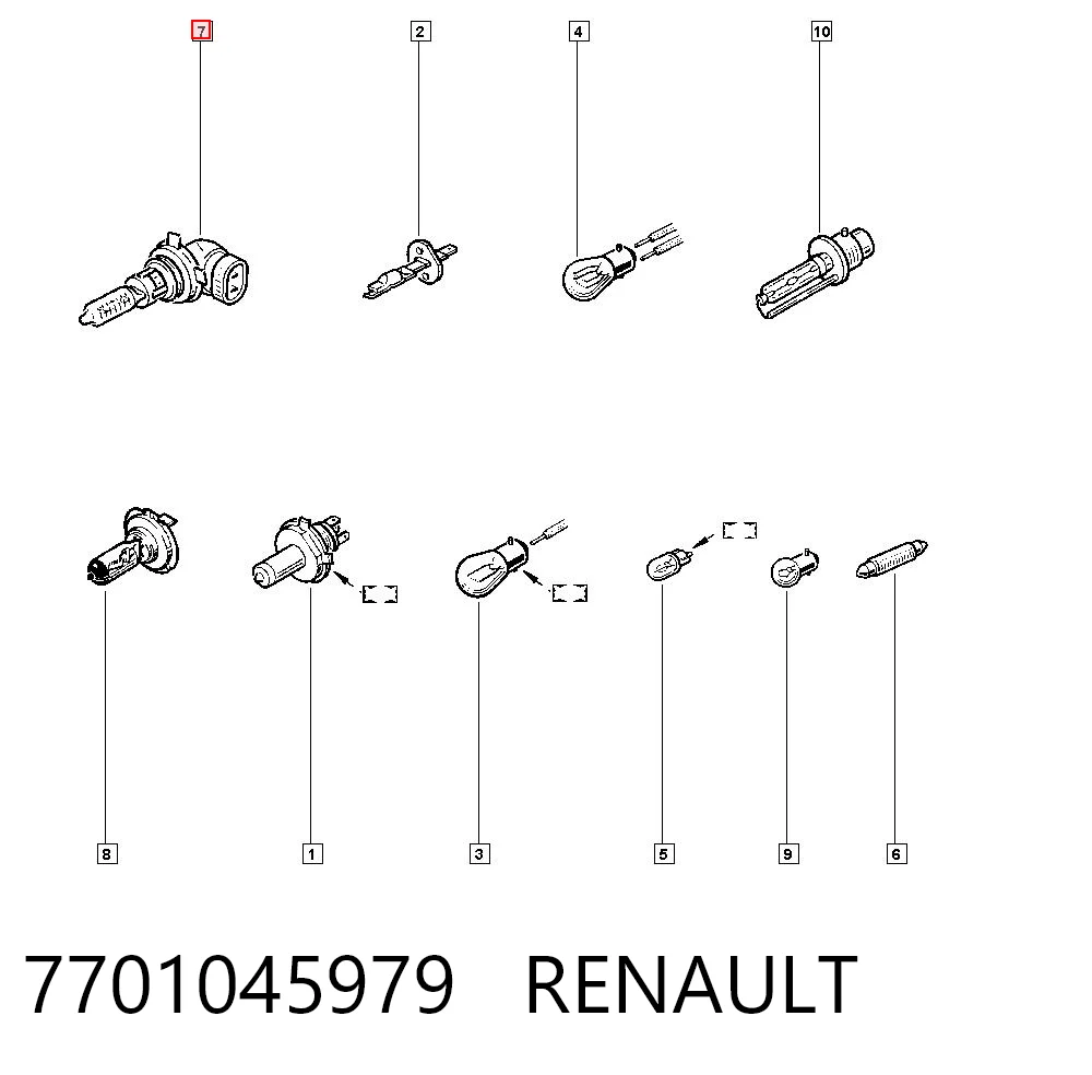 7701045979 Renault (RVI)