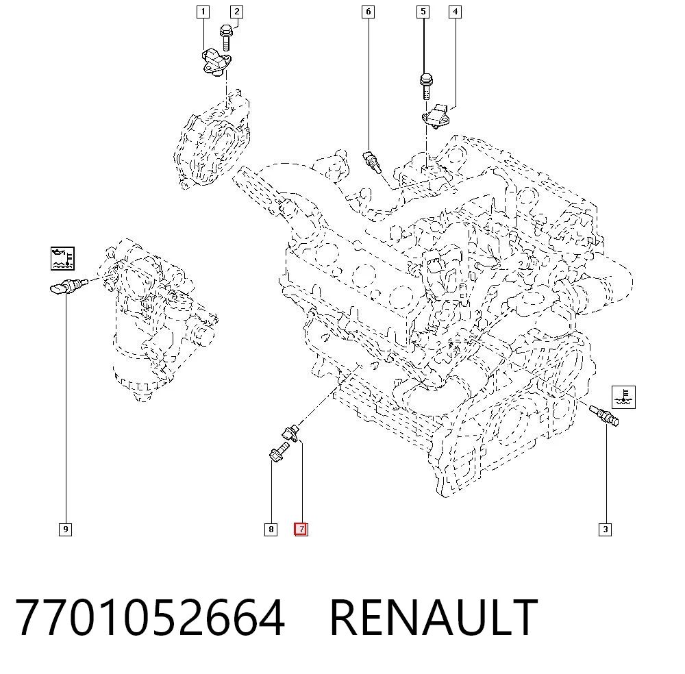 Corolla  Krank mili sensörü