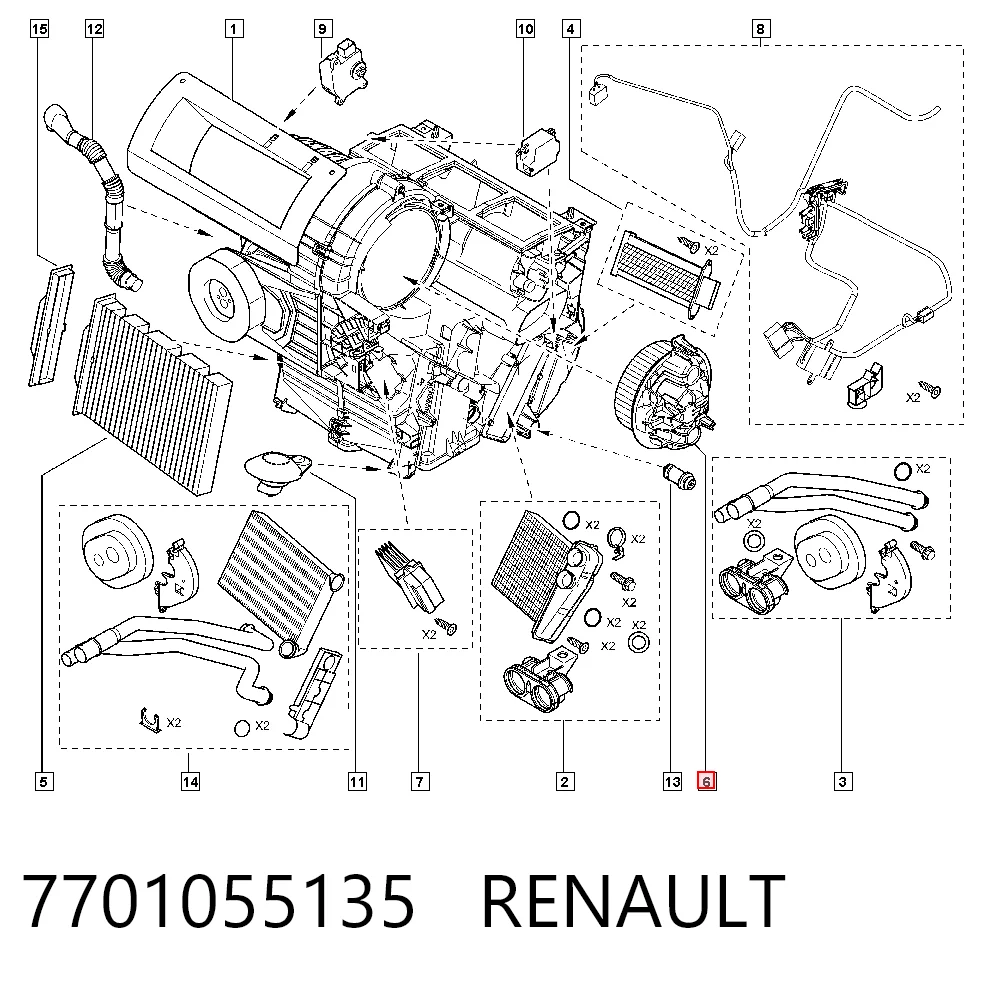 Renault Megane II Kalorifer fan motoru Türkiye fiyatı