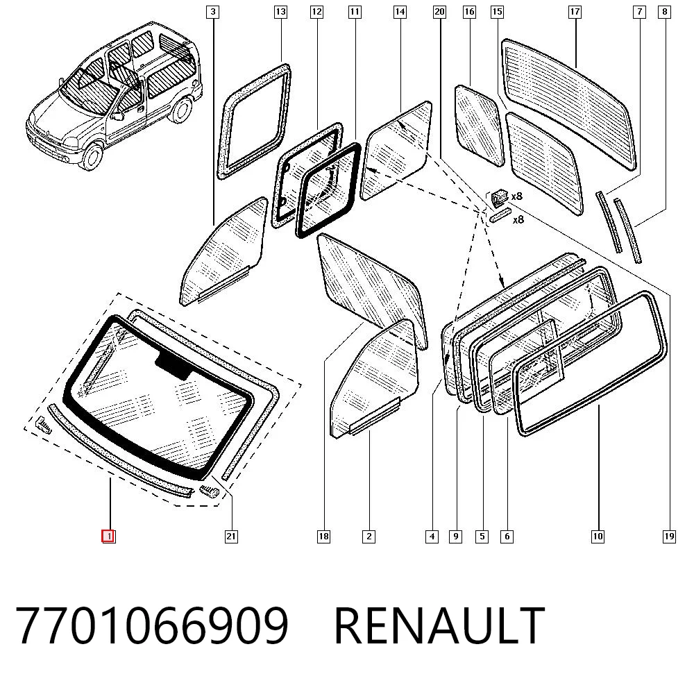 Renault Kangoo I Cam
