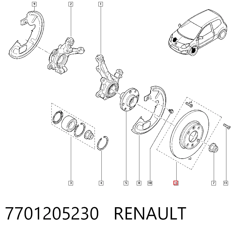 Renault Clio SYMBOL Fren diski Türkiye fiyatı