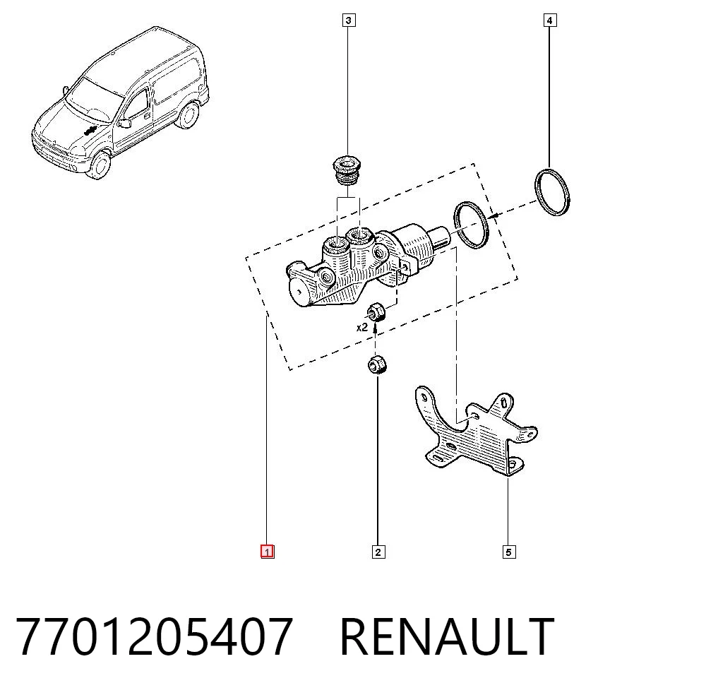Renault Clio II Ana fren merkezi Türkiye fiyatı