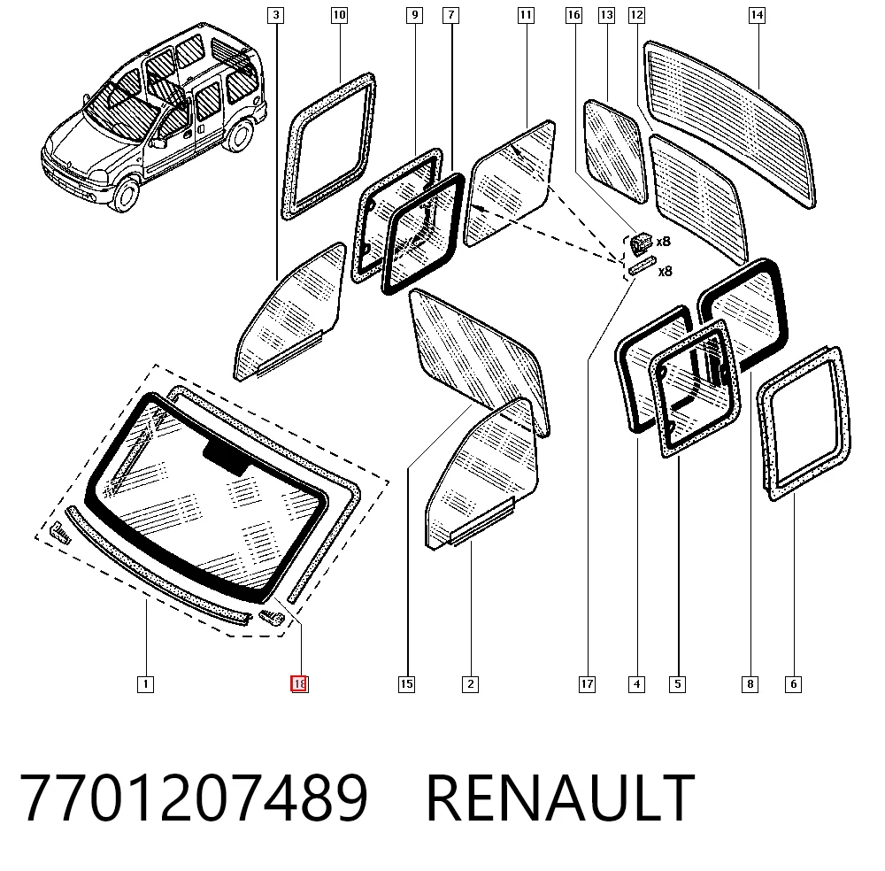 Renault Kangoo I Cam Türkiye fiyatı