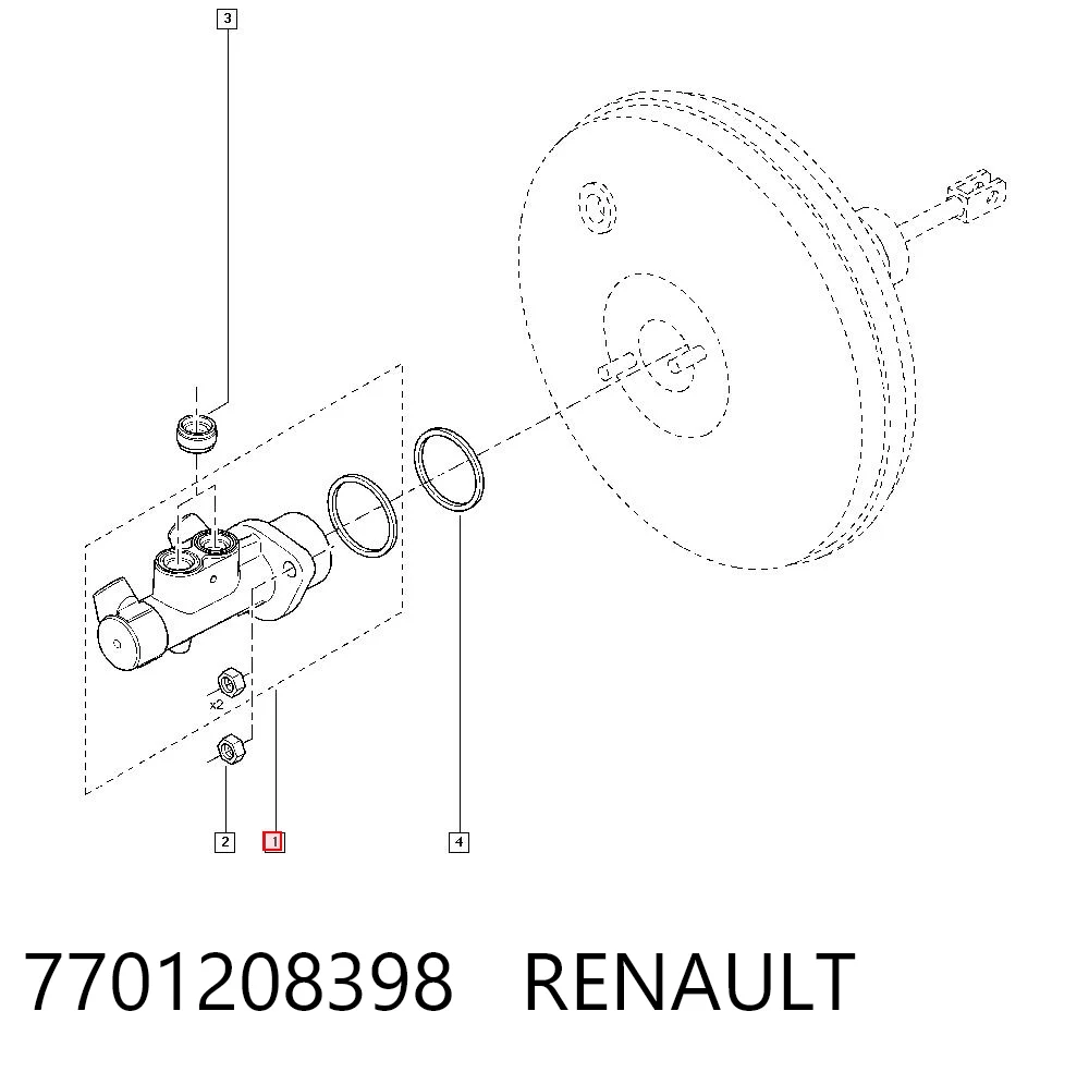 Renault Clio III Ana fren merkezi