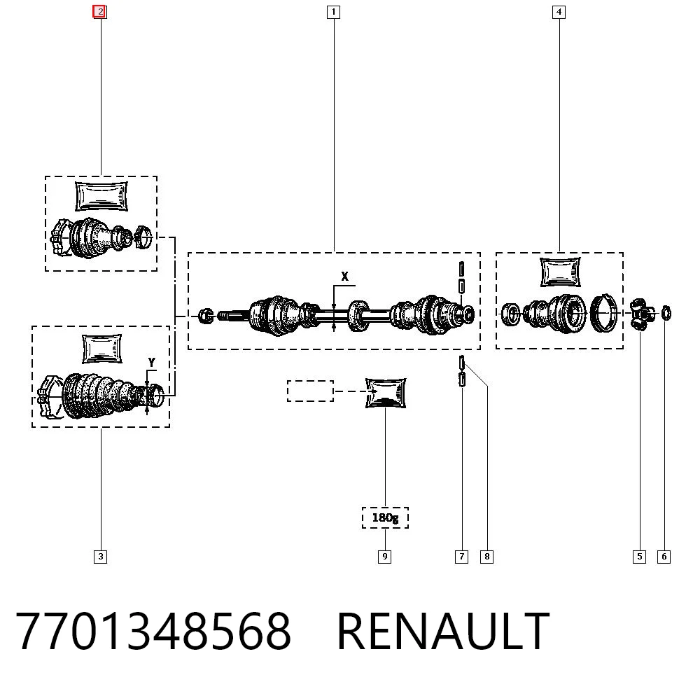 7701348568 Renault (RVI)