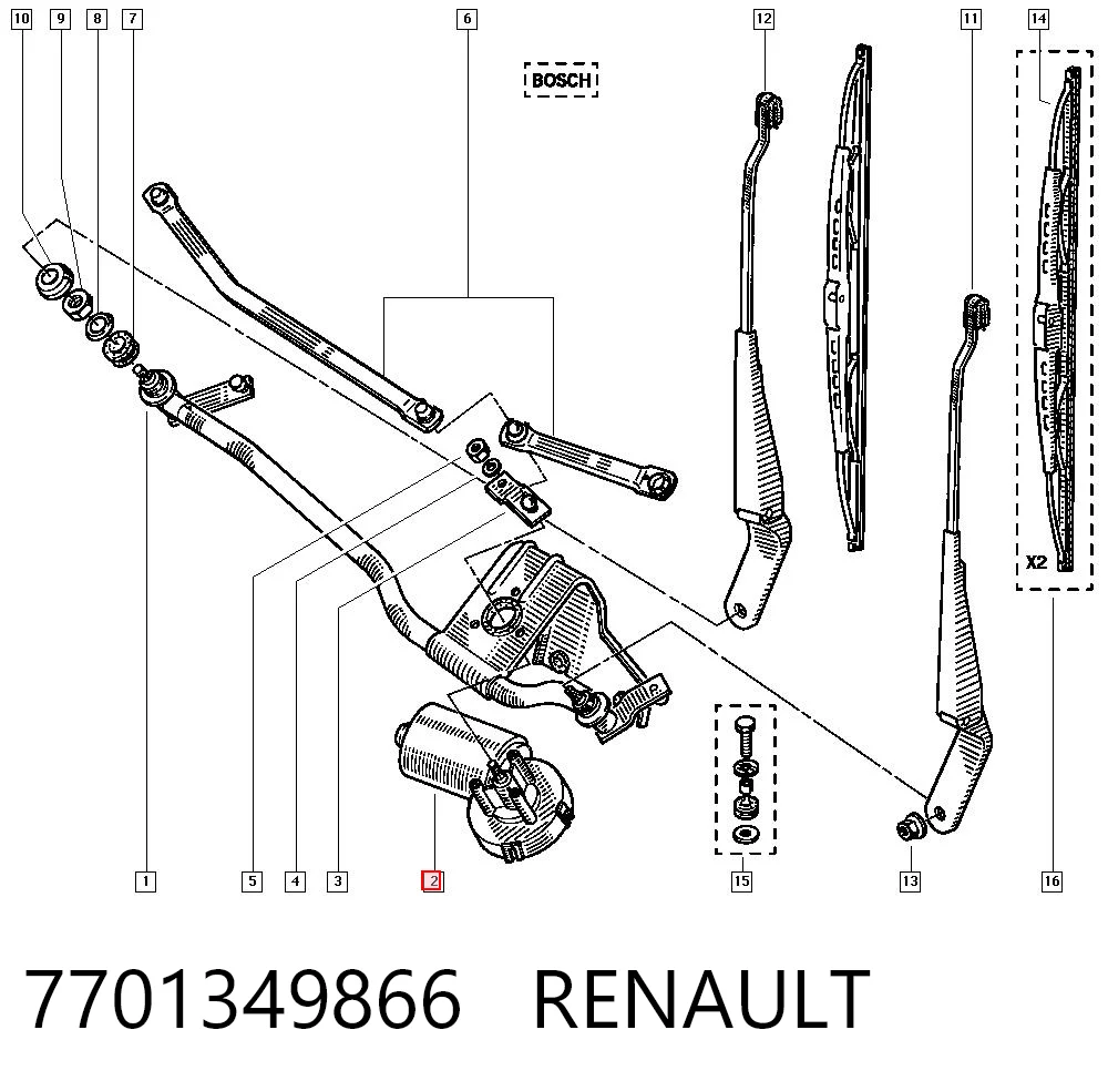 Renault 19 I Silecek Motoru Türkiye fiyatı