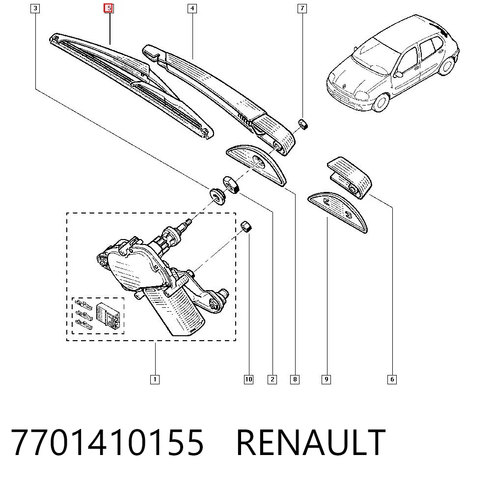 7701410155 Renault (RVI)