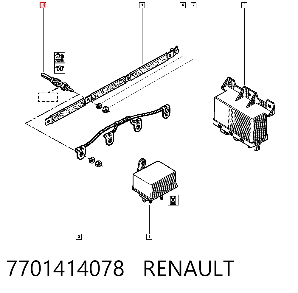 7701414078 Renault (RVI)
