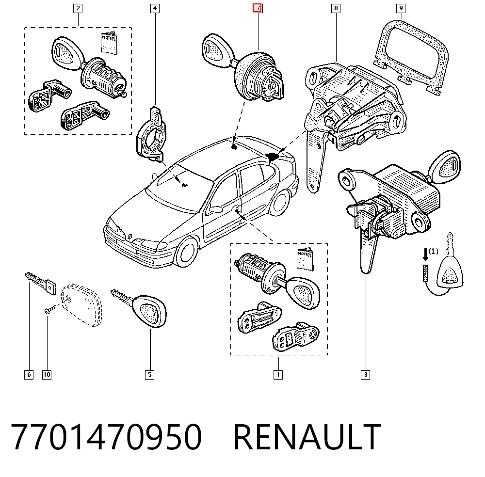 7701470950 Renault (RVI)