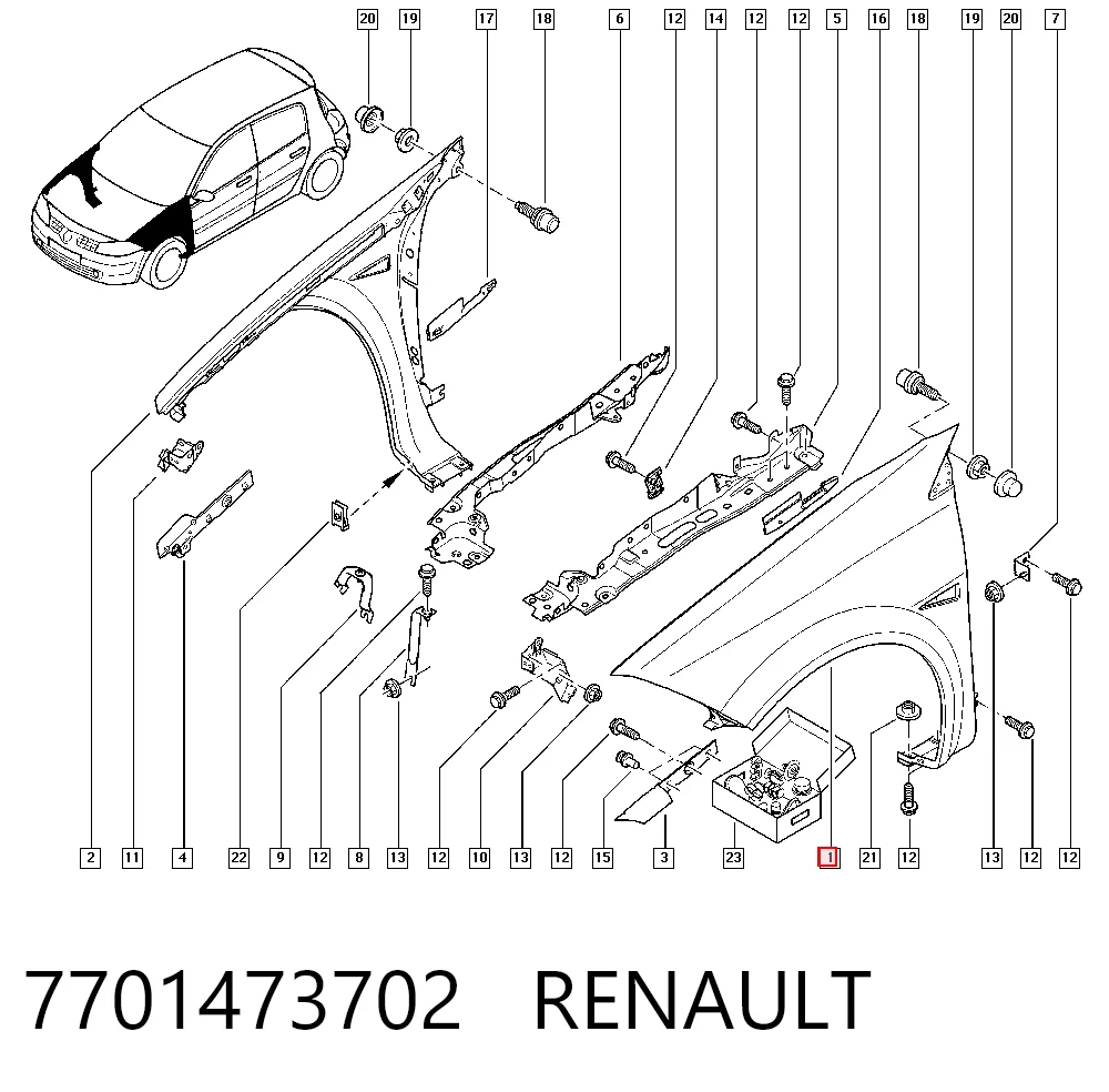 Renault Megane II Sol ön çamurluk Türkiye fiyatı