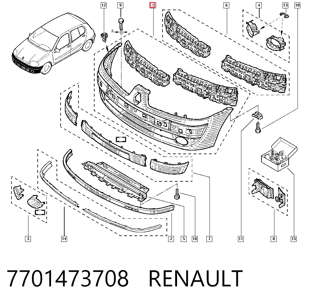 Clio II Tampon