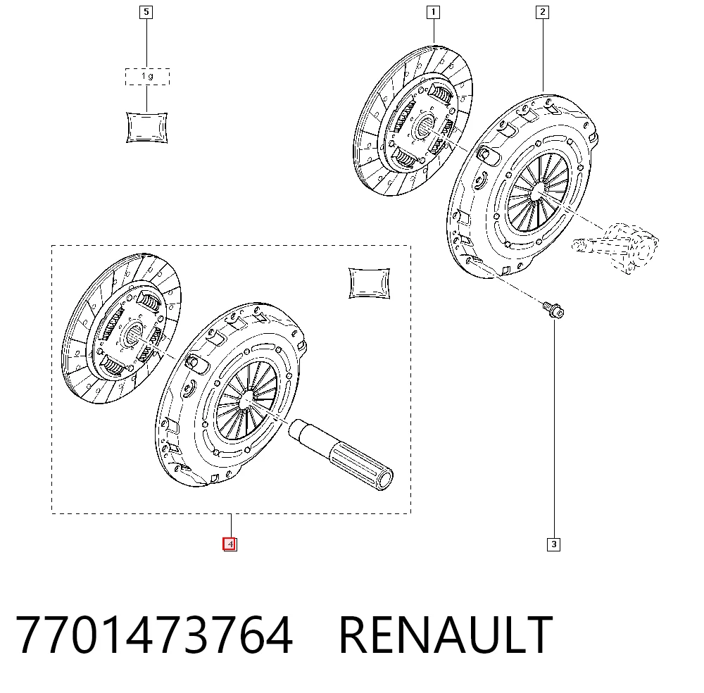 7701473764 Renault (RVI)