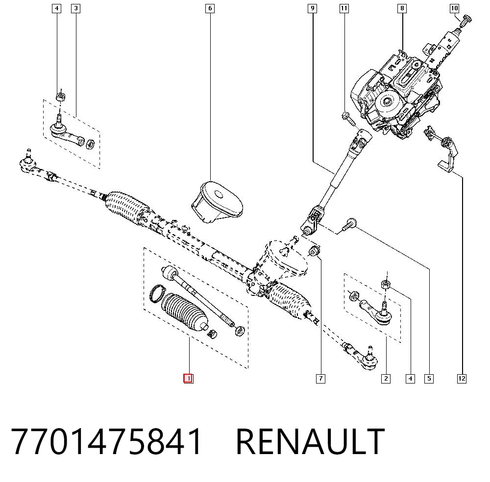Renault Clio III Rot kolu