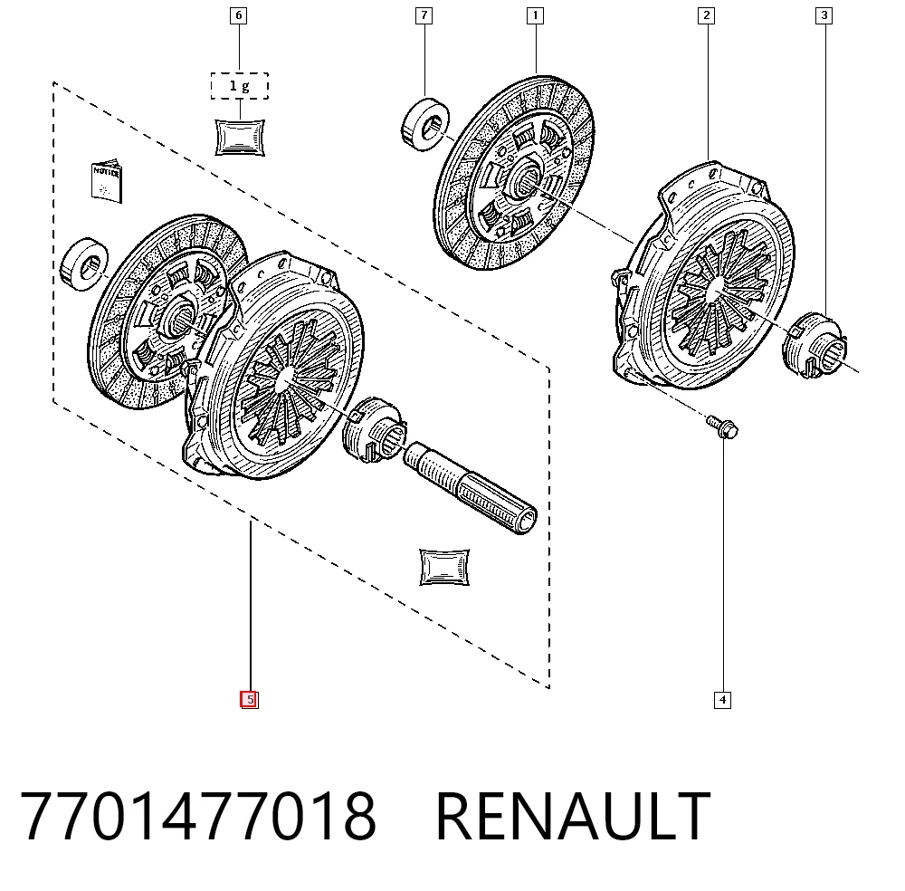 7701477018 Renault (RVI)