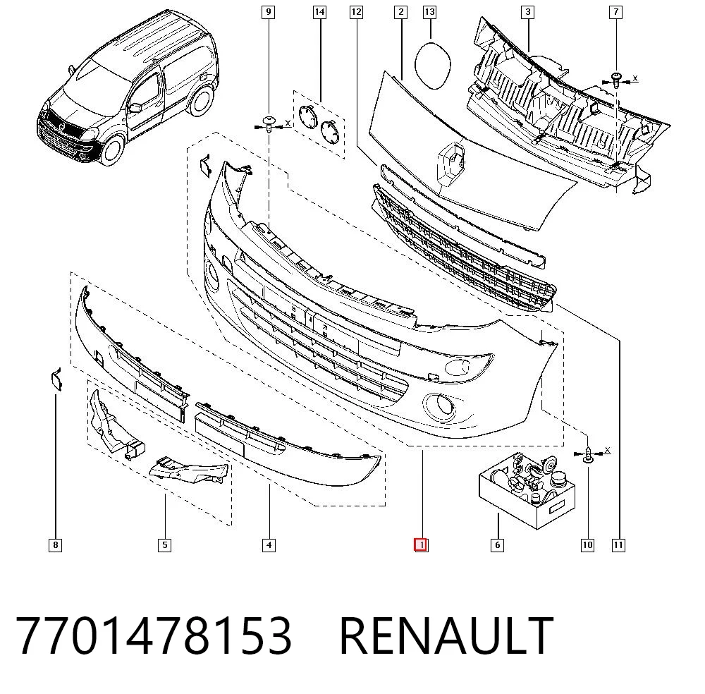7701478153 Renault (RVI)
