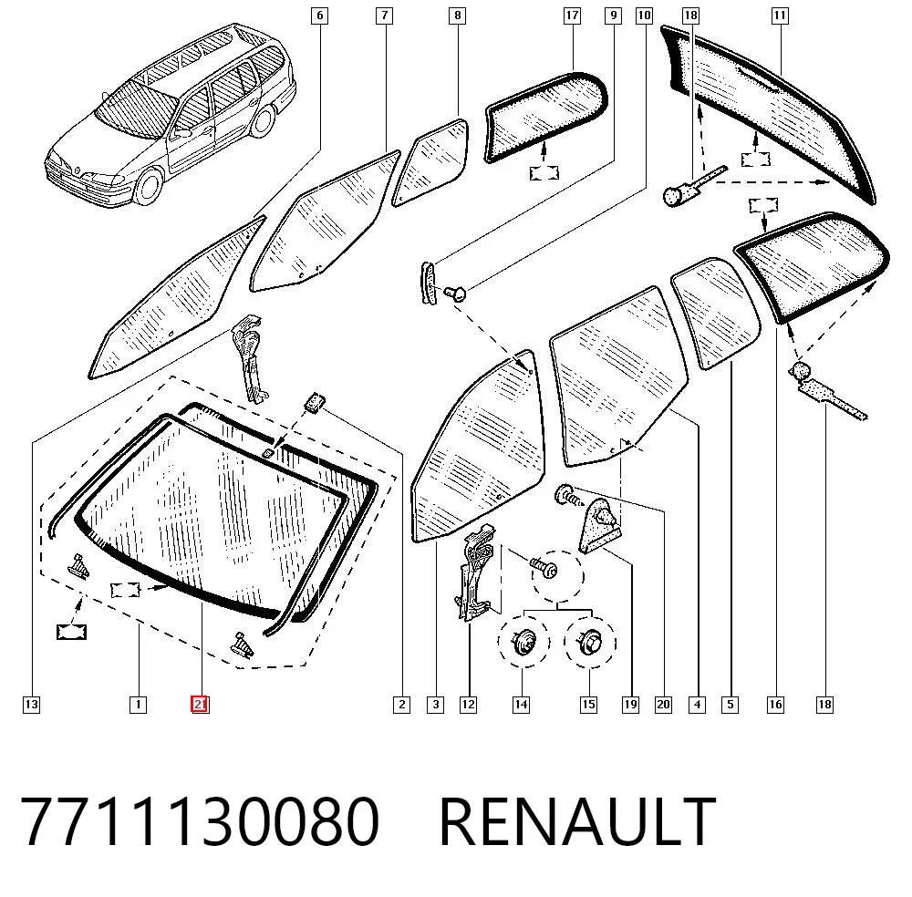 Renault Megane I Ön cam fiyatları