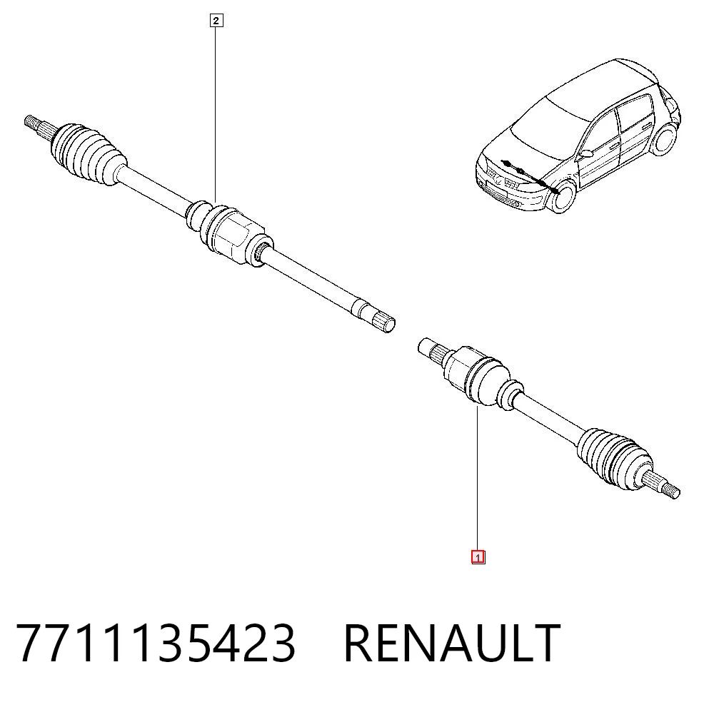 7711135423 Renault (RVI)