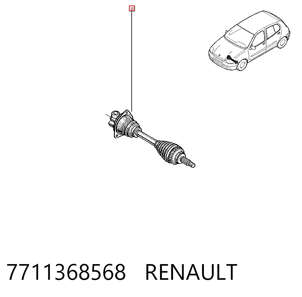 Renault Clio III Sol aks Türkiye fiyatı